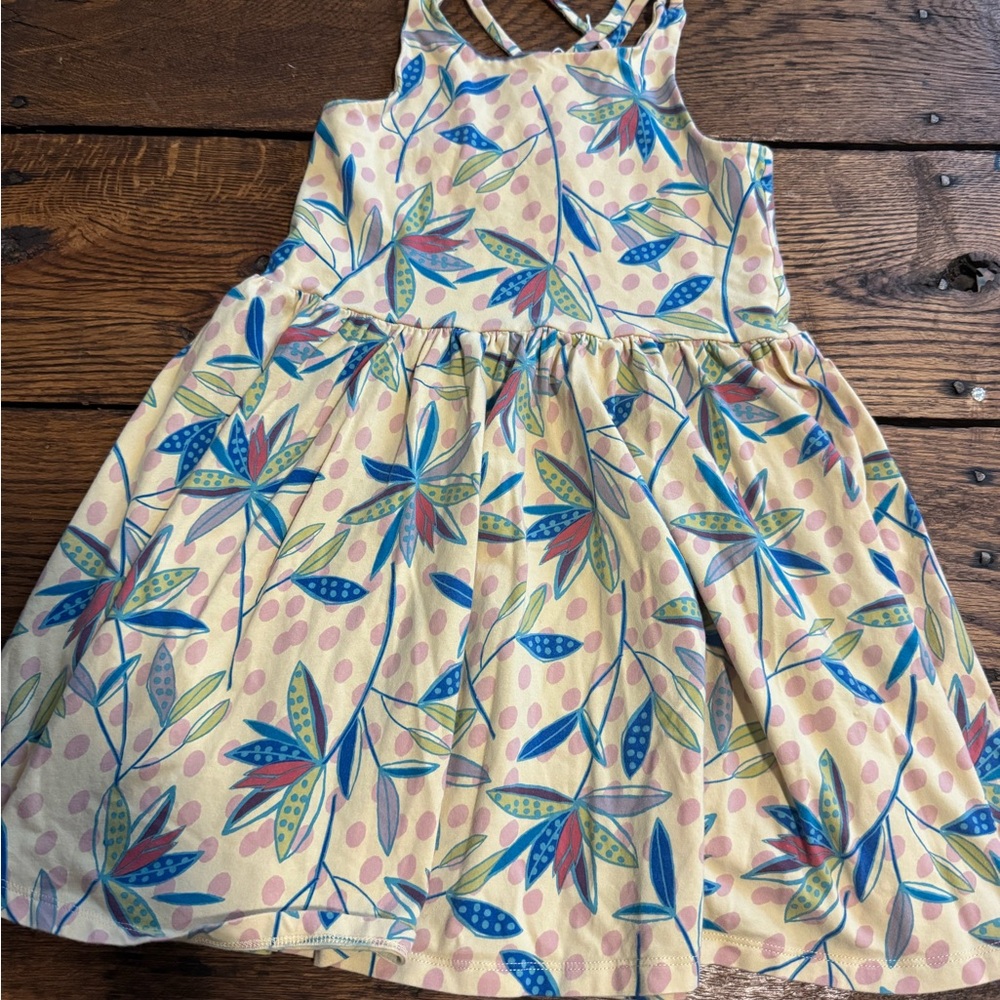 Floral tea Kids Dress - Multicolor